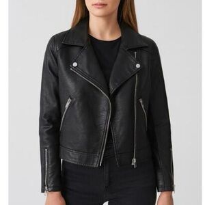 BLANK NYC Leather Moto Jacket